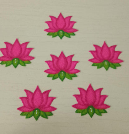 Handmade Ready-to-Use Flower Rangoli